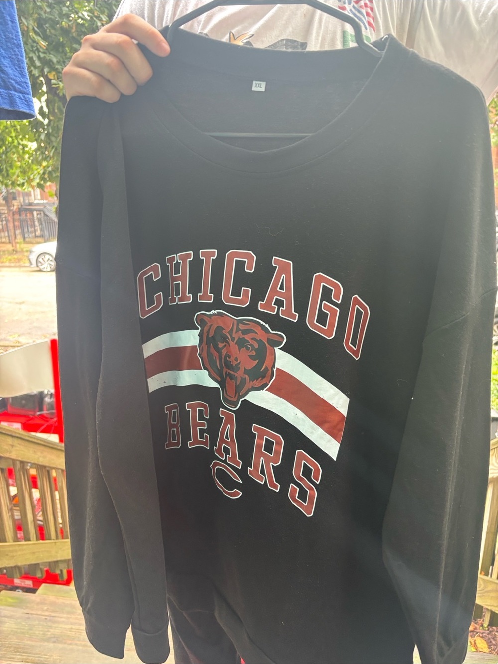 Chicago Bears Black Crewneck Sweatshirt